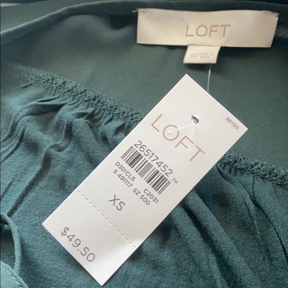 NWT LOFT Long Sleeve Blouse - Picture 4 of 4